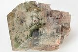 Green Cubic Fluorite Crystal Cluster - Morocco #204386-1